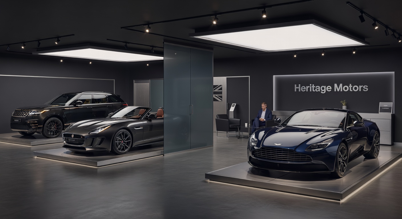 Prestige Motors London showroom